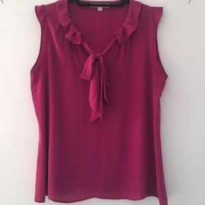 LOFT Magenta Dressy Tanktop